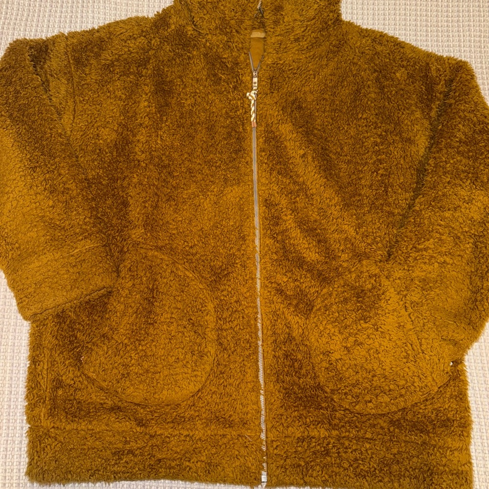 Lululemon Cozy Brown Fleece Jacket